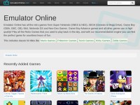 Desktop screenshot for emulatoronline.com