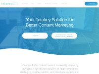 Desktop screenshot for influenceandco.com