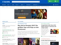 Desktop screenshot for gamestar.de