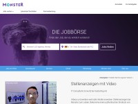 Desktop screenshot for monster.de