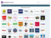 Desktop screenshot for radioenvivo.com.pe