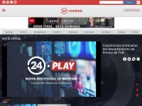 Desktop screenshot for 24horas.cl