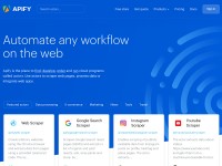 Desktop screenshot for apify.com