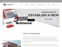 Desktop screenshot for cnnameplate.com