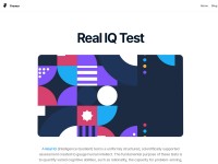 Desktop screenshot for realiqtest.framer.website