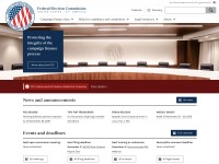 Desktop screenshot for fec.gov
