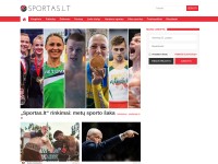 Desktop screenshot for sportas.lt