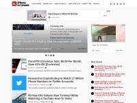 Desktop screenshot for iphoneincanada.ca