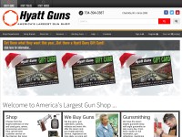 Desktop screenshot for hyattgunstore.com