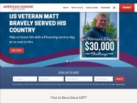 Desktop screenshot for americanhumane.org