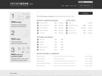 Desktop screenshot for brownbook.net