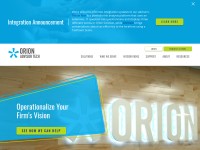 Desktop screenshot for orionadvisor.com