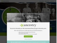 Desktop screenshot for ancestry.ca