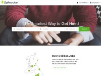 Desktop screenshot for ziprecruiter.com