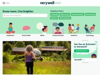 Desktop screenshot for verywellmind.com