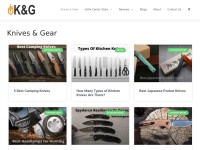 Desktop screenshot for knivesngear.com