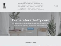 Desktop screenshot for cornerstorethrifty.com