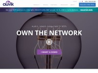 Desktop screenshot for auvik.com