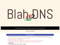Desktop screenshot for blahdns.com