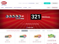Desktop screenshot for ohiolottery.com