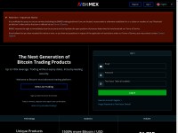 Desktop screenshot for bitmex.com