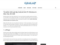 Desktop screenshot for gialap.com