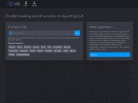 Desktop screenshot for agentescort.com