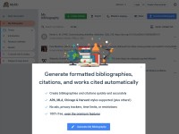 Desktop screenshot for mybib.com