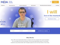 Desktop screenshot for mda.org