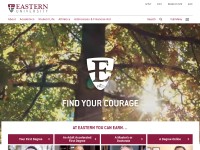 Desktop screenshot for eastern.edu