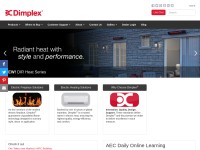 Desktop screenshot for dimplex.com