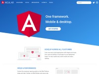 Desktop screenshot for angular.io