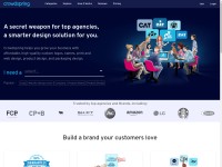 Desktop screenshot for crowdspring.com