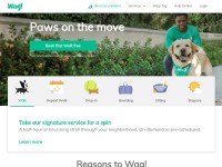 Desktop screenshot for wagwalking.com