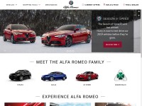 Desktop screenshot for alfaromeousa.com