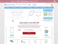 Desktop screenshot for thecpapshop.com