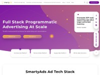 Desktop screenshot for smartyads.com
