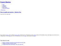 Desktop screenshot for expertbarista.com