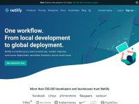 Desktop screenshot for netlify.com