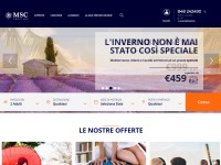 Desktop screenshot for msccrociere.it