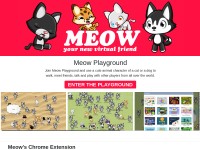 Desktop screenshot for meowplayground.com