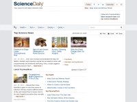 Desktop screenshot for sciencedaily.com