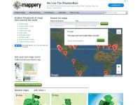 Desktop screenshot for mappery.com