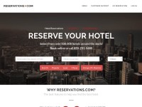 Desktop screenshot for reservations.com