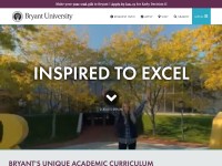 Desktop screenshot for bryant.edu