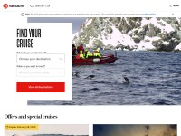 Desktop screenshot for hurtigruten.com