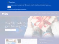 Desktop screenshot for visa.com
