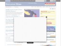 Desktop screenshot for edweek.org