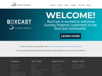 Desktop screenshot for sundaystreams.com