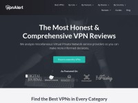 Desktop screenshot for vpnalert.com
